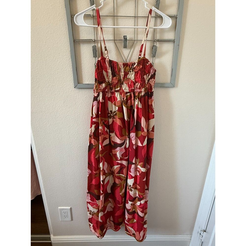 A New Day smocked floral maxi dress Size XS